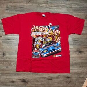 vintage 2000s big print brand new nascar racing tee
